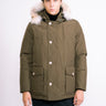 WOOLRICH-Giaccone Anorak in Ramar Verde-TRYME Shop