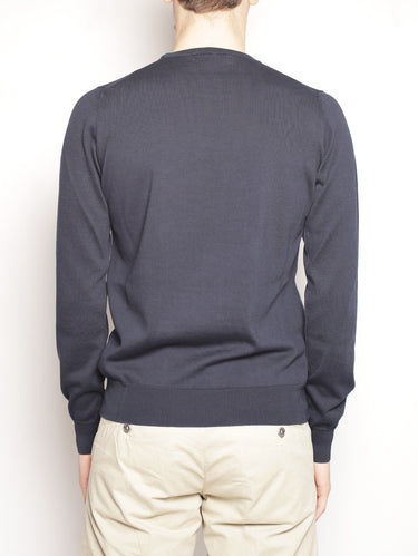 Maglia girocollo - AU5000C Blu Navy-Maglieria-Alpha studio-TRYME Shop