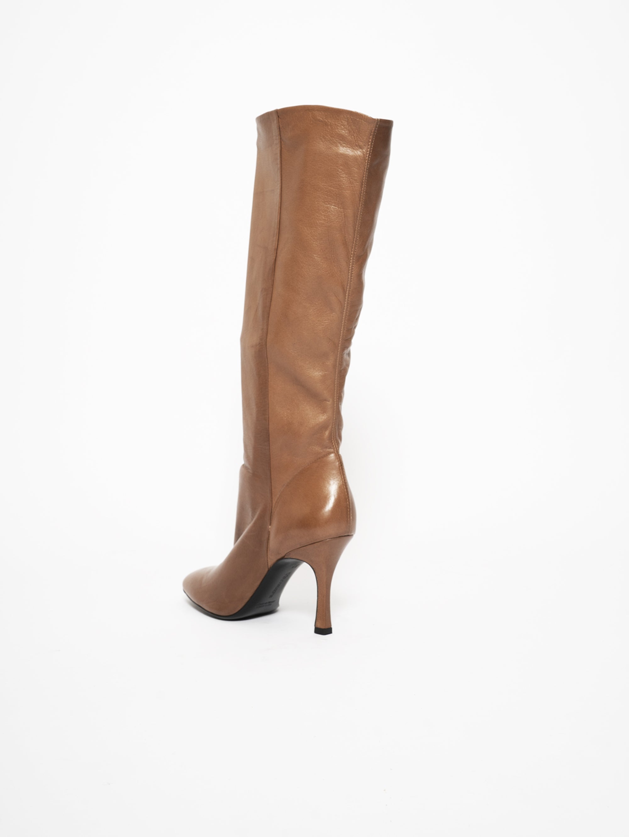 High Boot in Brown Nappa