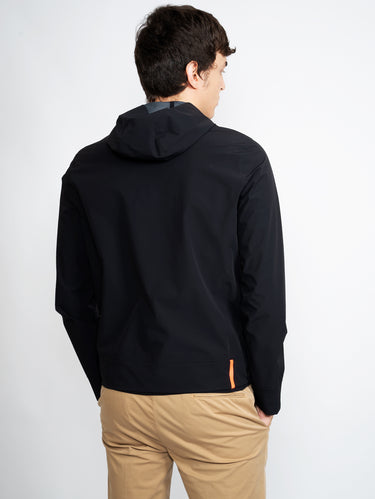 Lycra-Jacke mit Kapuze Schwarz