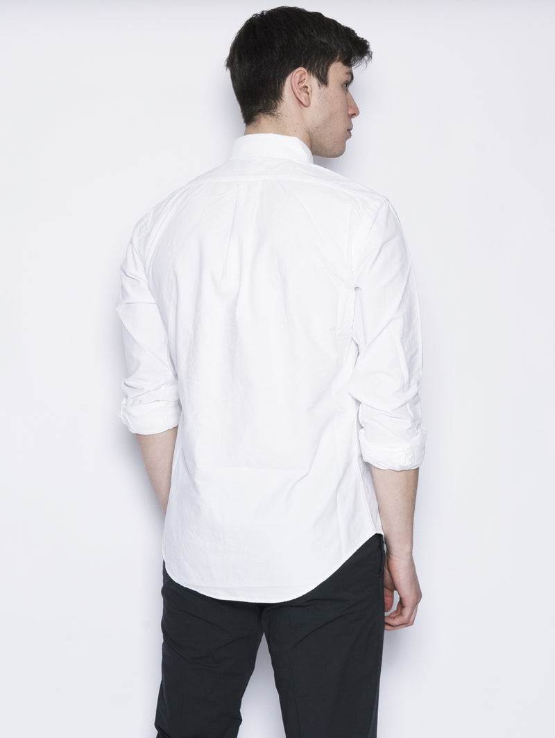 Camicia Oxford in cotone Slim-Fit Bianco-Camicie-RALPH LAUREN-TRYME Shop