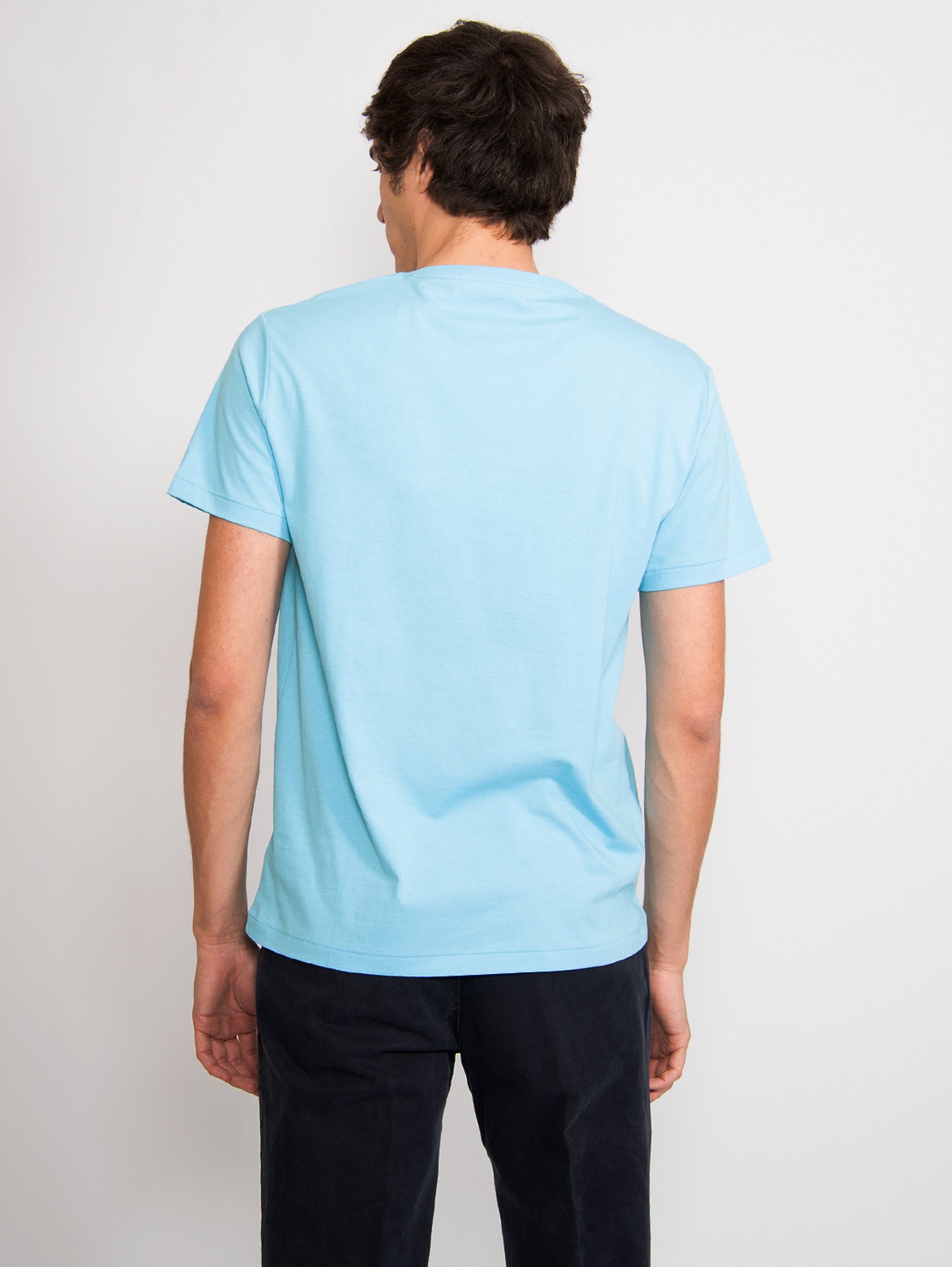 T-shirt Girocollo French Turquoise