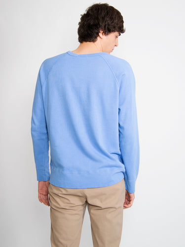 Rundhals-Sweatshirt mit Raglanärmeln Blau