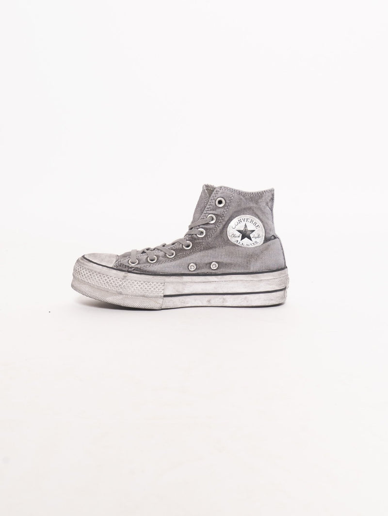 CONVERSE-Chuck Taylor All Star Lift Smoked Canvas High Top Grigio-TRYME Shop
