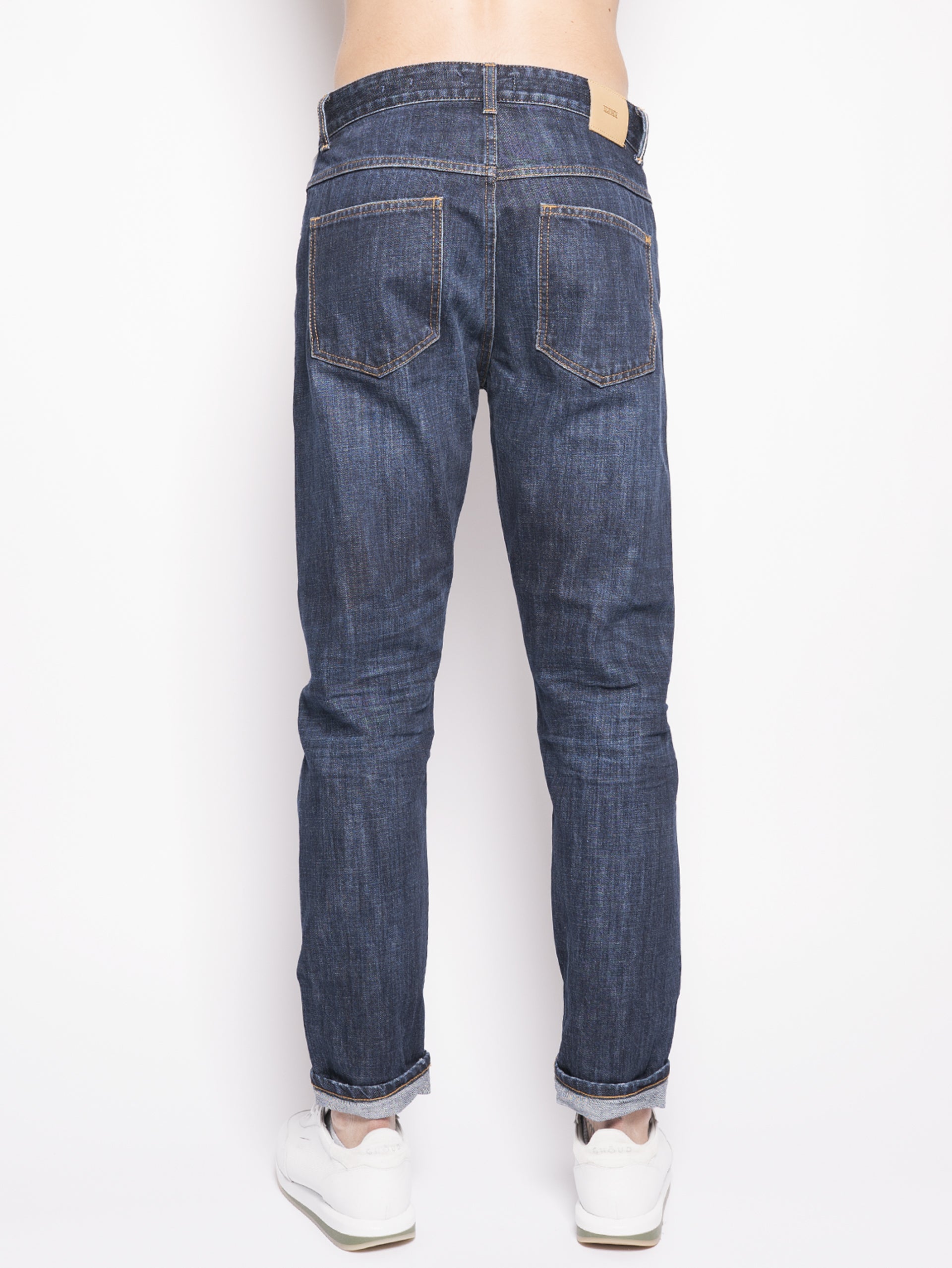 Relaxed Cooper Tapered Denim Scuro-Jeans-CLOSED-TRYME Shop