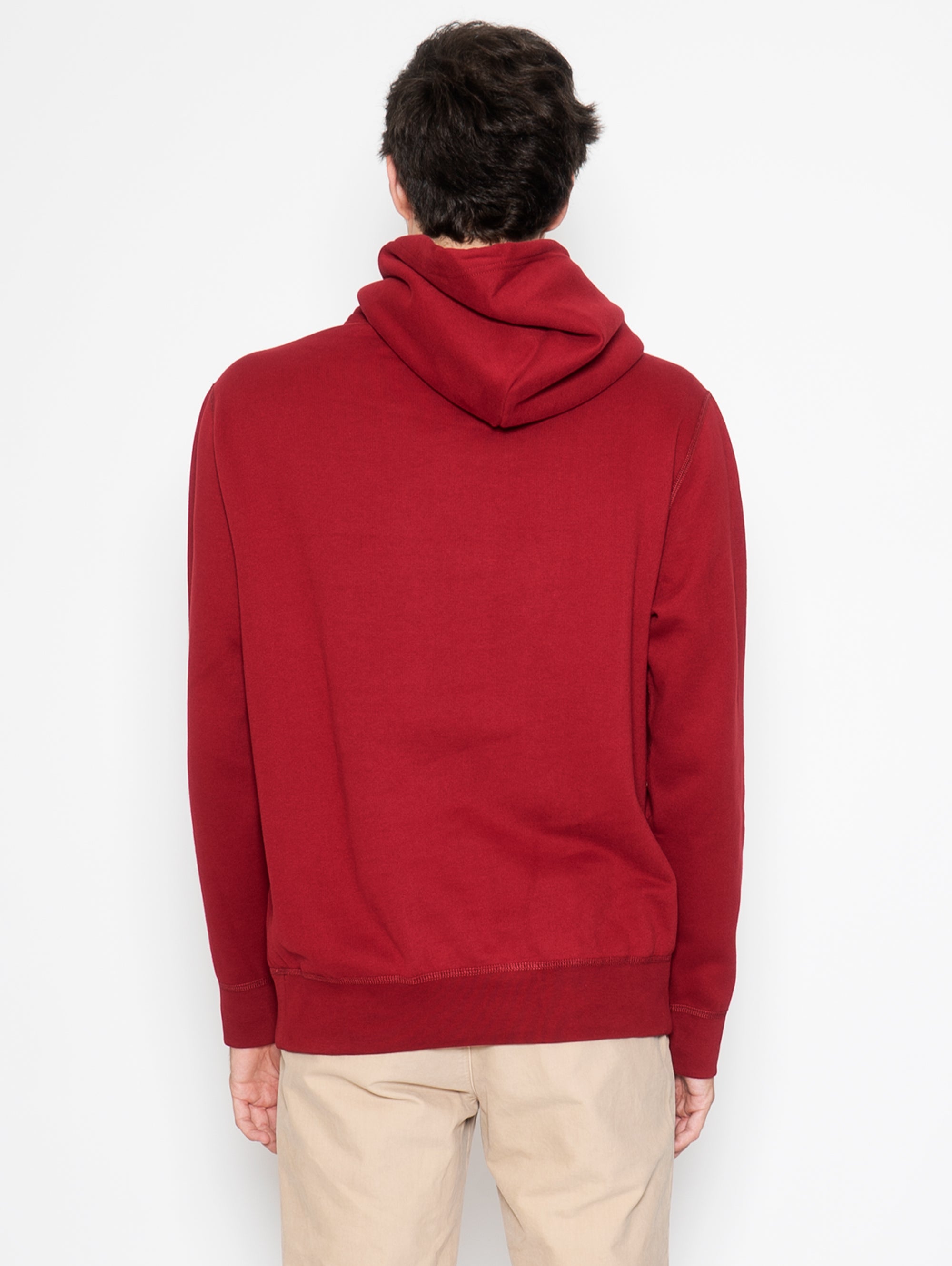 Rotes Kapuzen-Sweatshirt