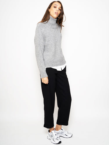 Pantaloni con Pences Nero