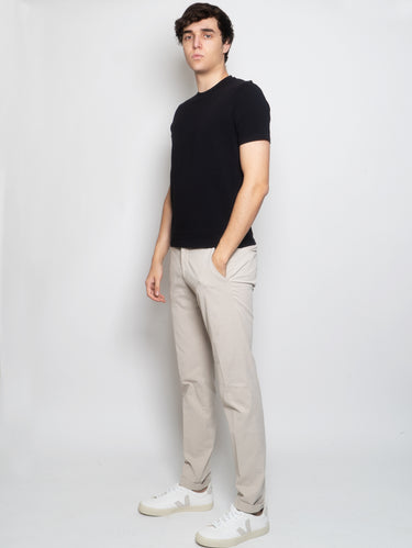 Broek met Platte Buik in Slim Fit Beige