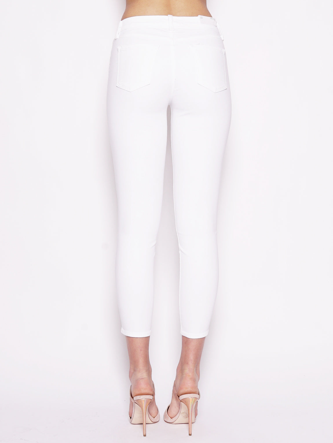 835 Mid Rise Crop Skinny Bianco-Jeans-J BRAND-TRYME Shop