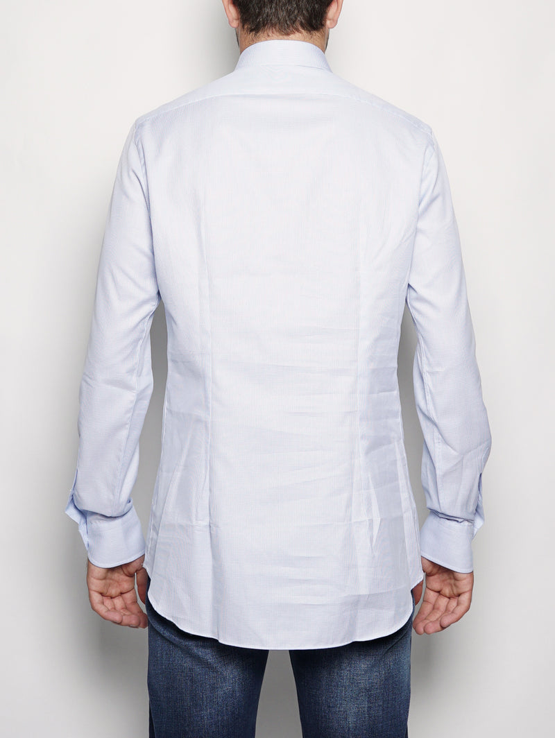 Camicia in cotone 577ML 11278 Celeste-Camicie-XACUS-TRYME Shop