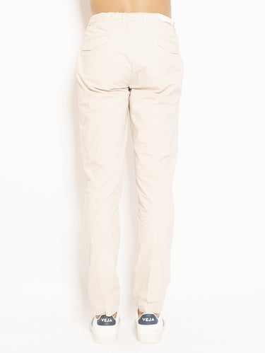 Pantalon avec cordon beige