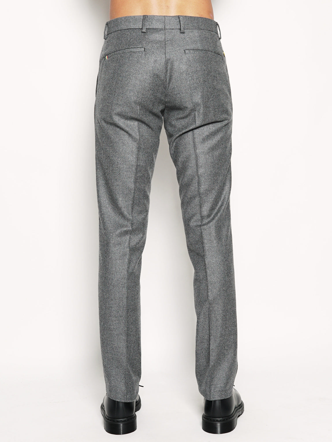Pantalone elegante in lana Grigio-Pantaloni-MANUEL RITZ-TRYME Shop