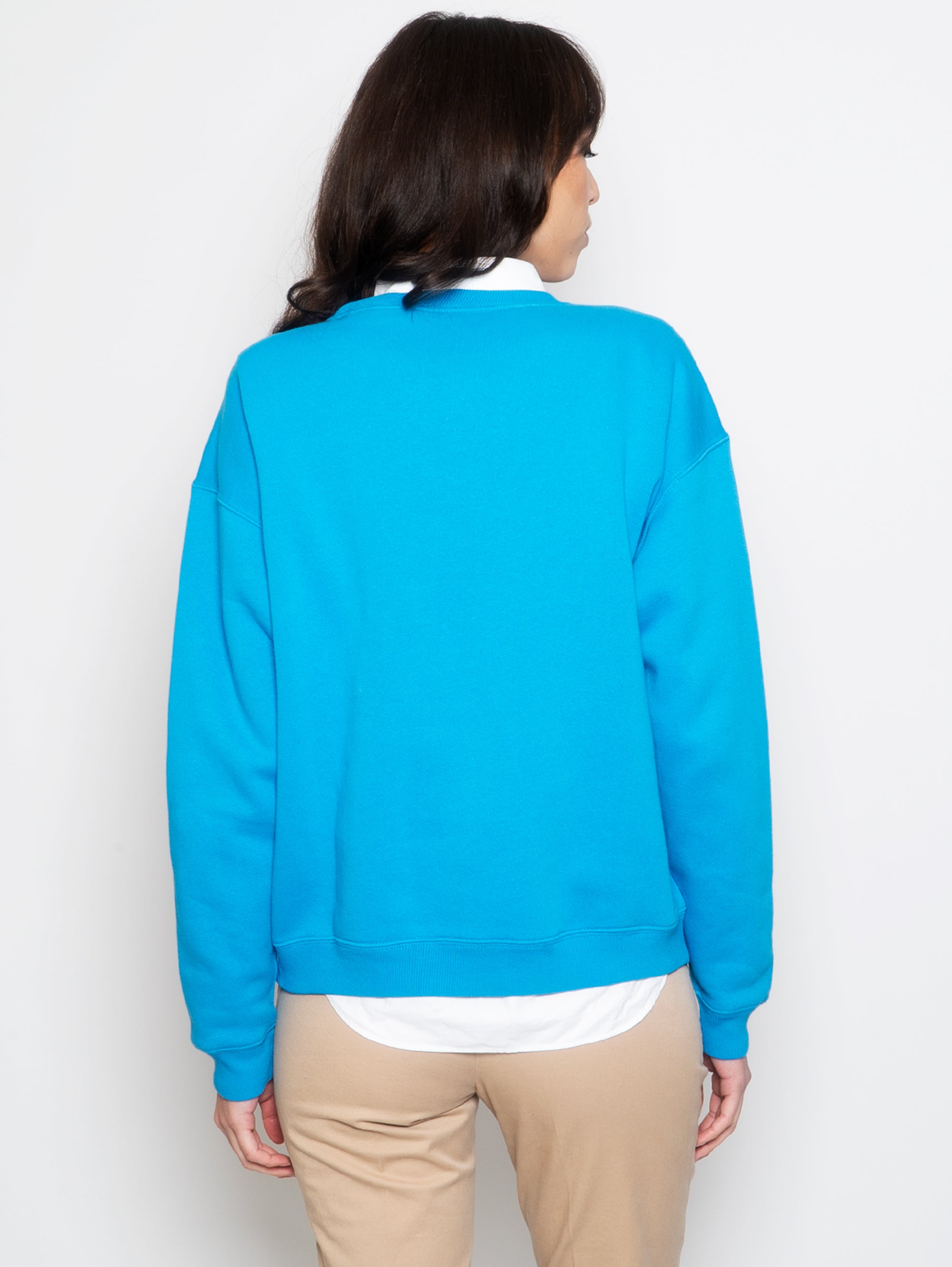 Turquoise Crewneck Sweatshirt