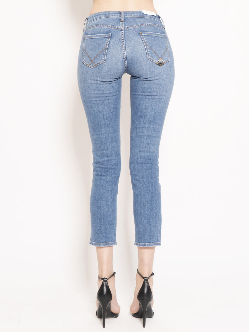Jeans Straight Flo Cut Stretch Noosa Blu