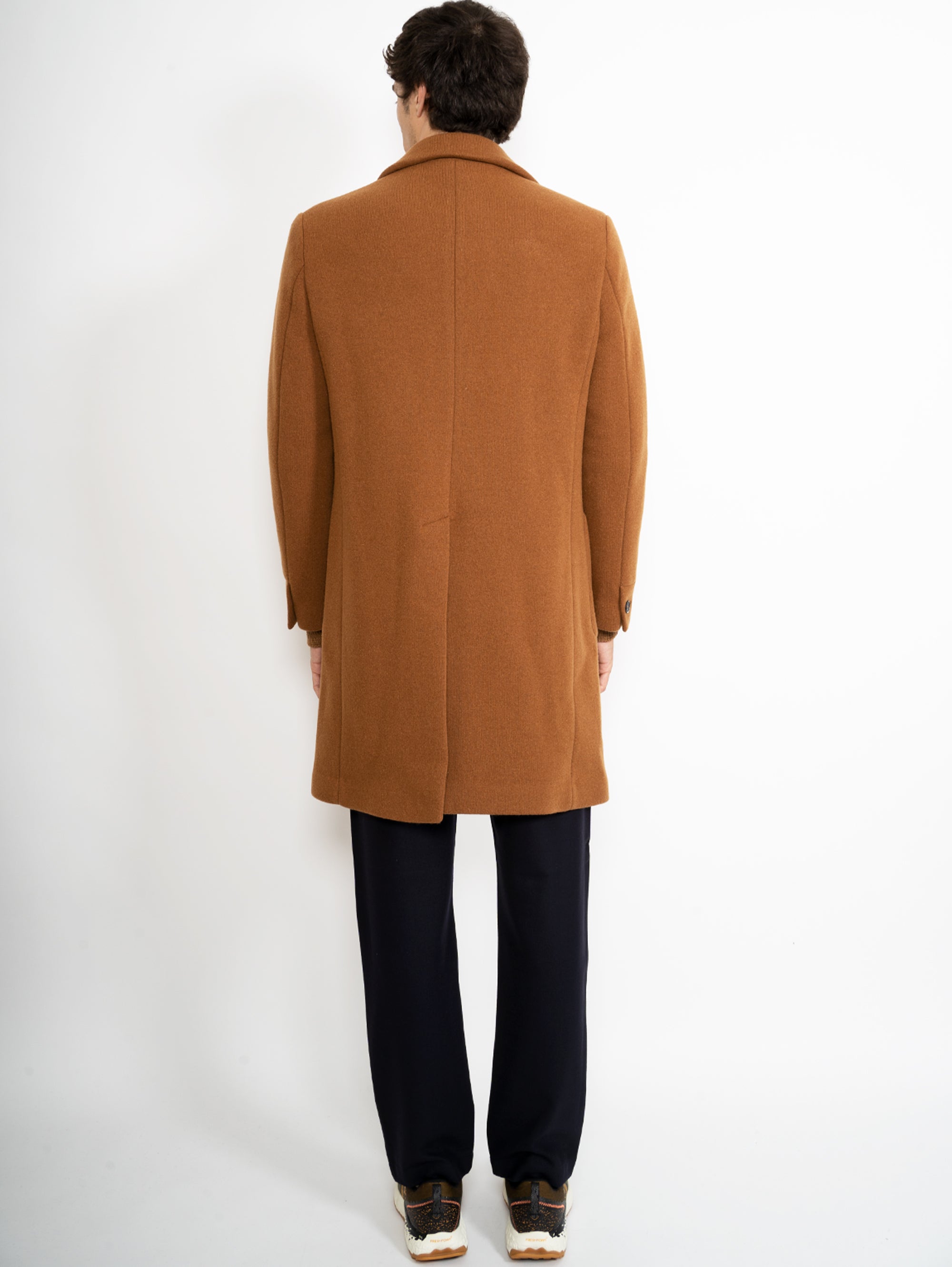 Two Buttons Baron Camel Coat