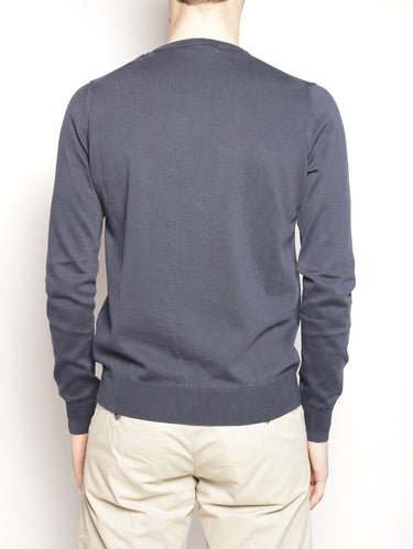 Maglia girocollo Blu Navy-Maglieria-Alpha studio-TRYME Shop