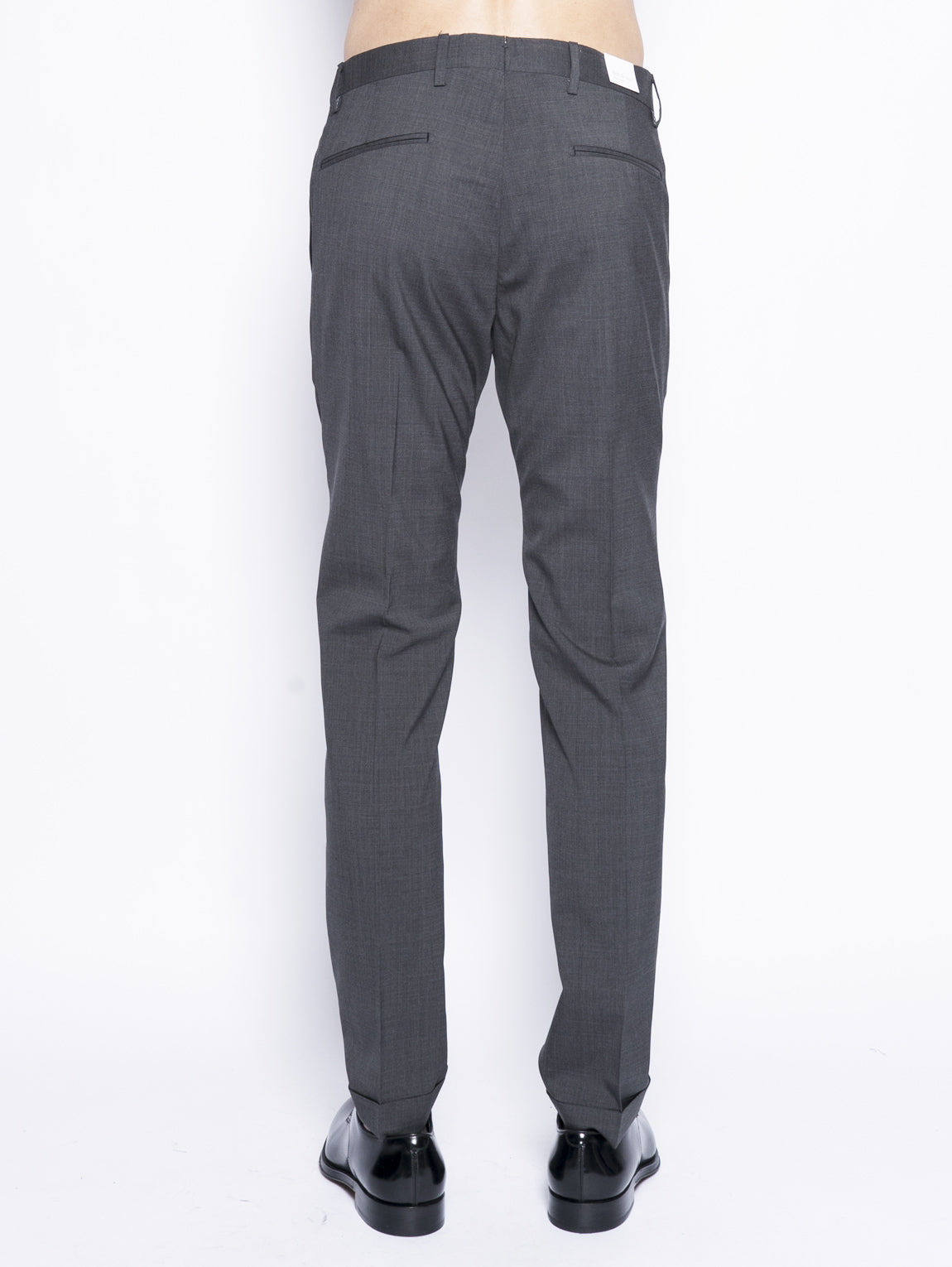 Pantaloni sartoriali in misto lana elasticizzato - BG03S Grigio-Pantaloni-Briglia 1949-TRYME Shop