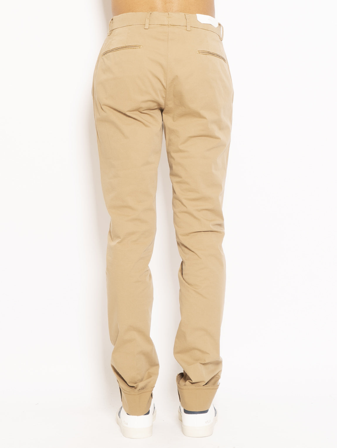 Five Pocket Beige Chino Trousers