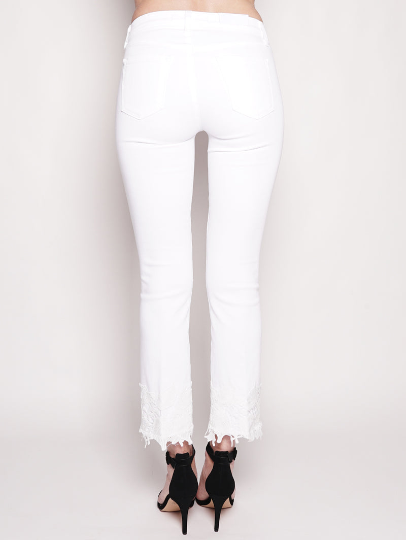 SELENA MID-RISE SKINNY CROP BOOTCUT Bianco-Pantaloni-J BRAND-TRYME Shop