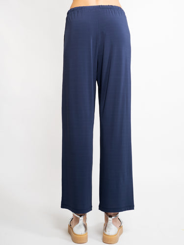 Blue Viscose Pants