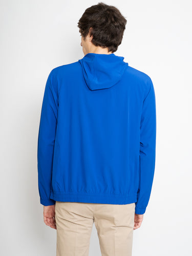 Windjacke zum Zusammenfalten Blau
