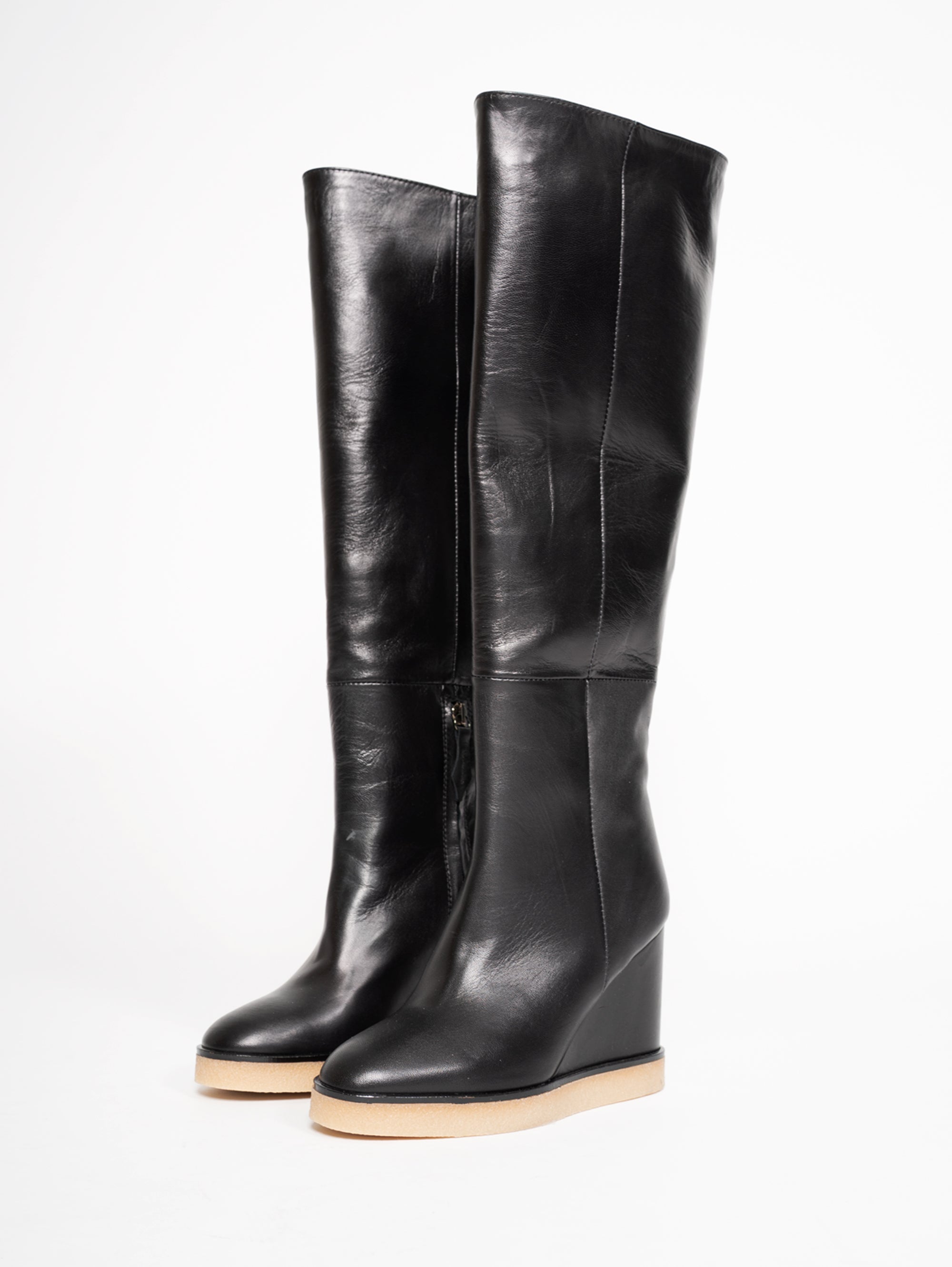 High Boots with Para and Black Wedge