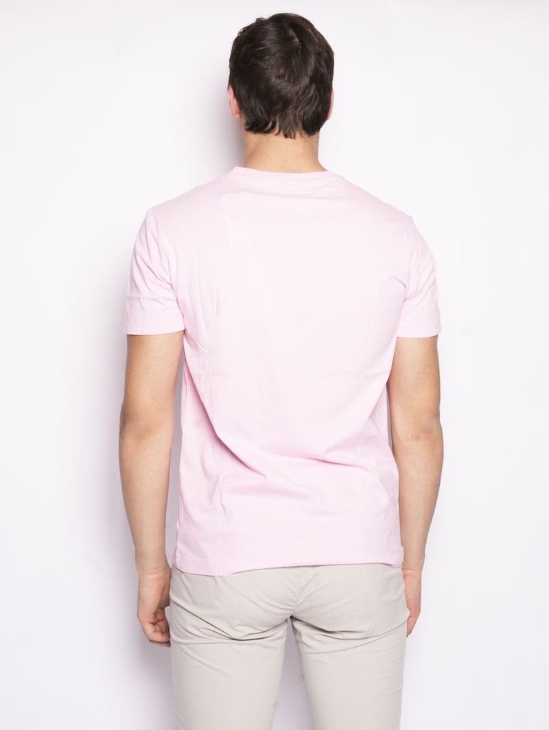 Maglietta con taschino Custom- Slim Fit Rosa-T-shirt-RALPH LAUREN-TRYME Shop