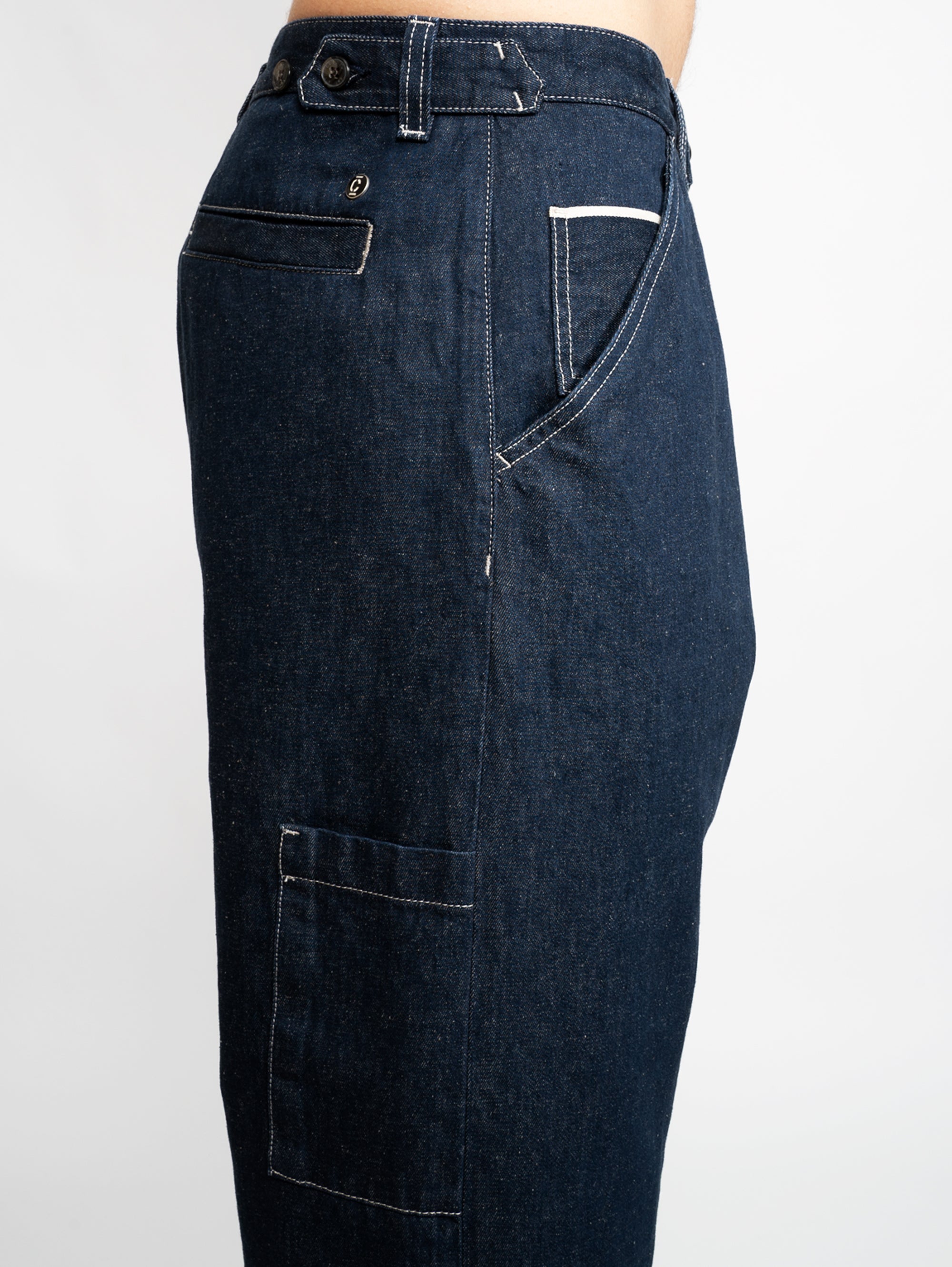 Jeans Worker Largo Blu