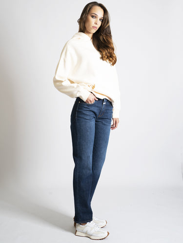 Girlfriend Jeans Blau