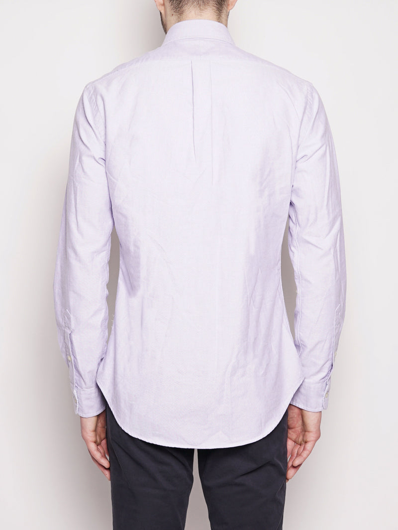 Camicia Oxford in cotone Slim-Fit Lilla-Camicie-RALPH LAUREN-TRYME Shop