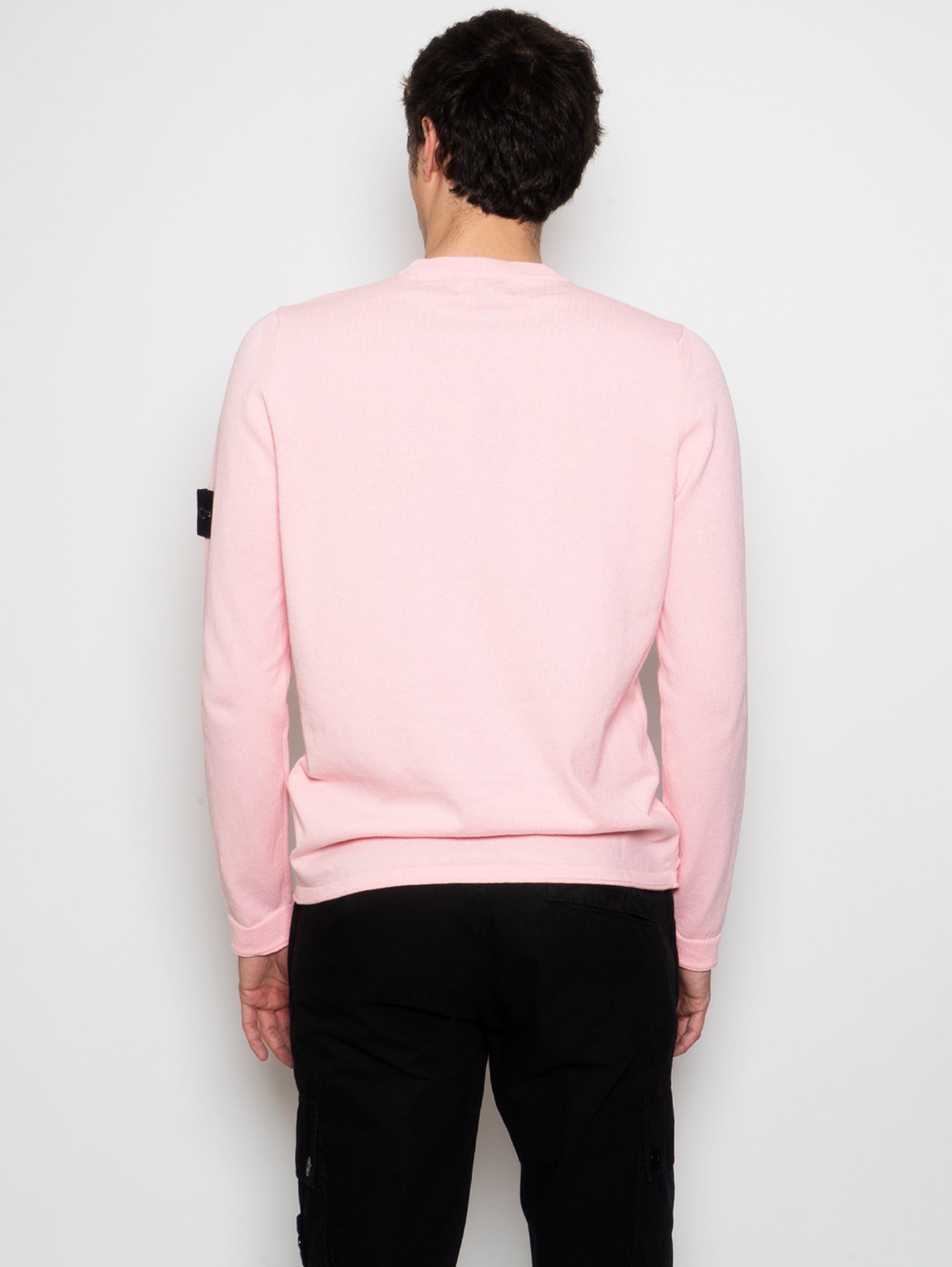 Pink Rollino Hem Sweater