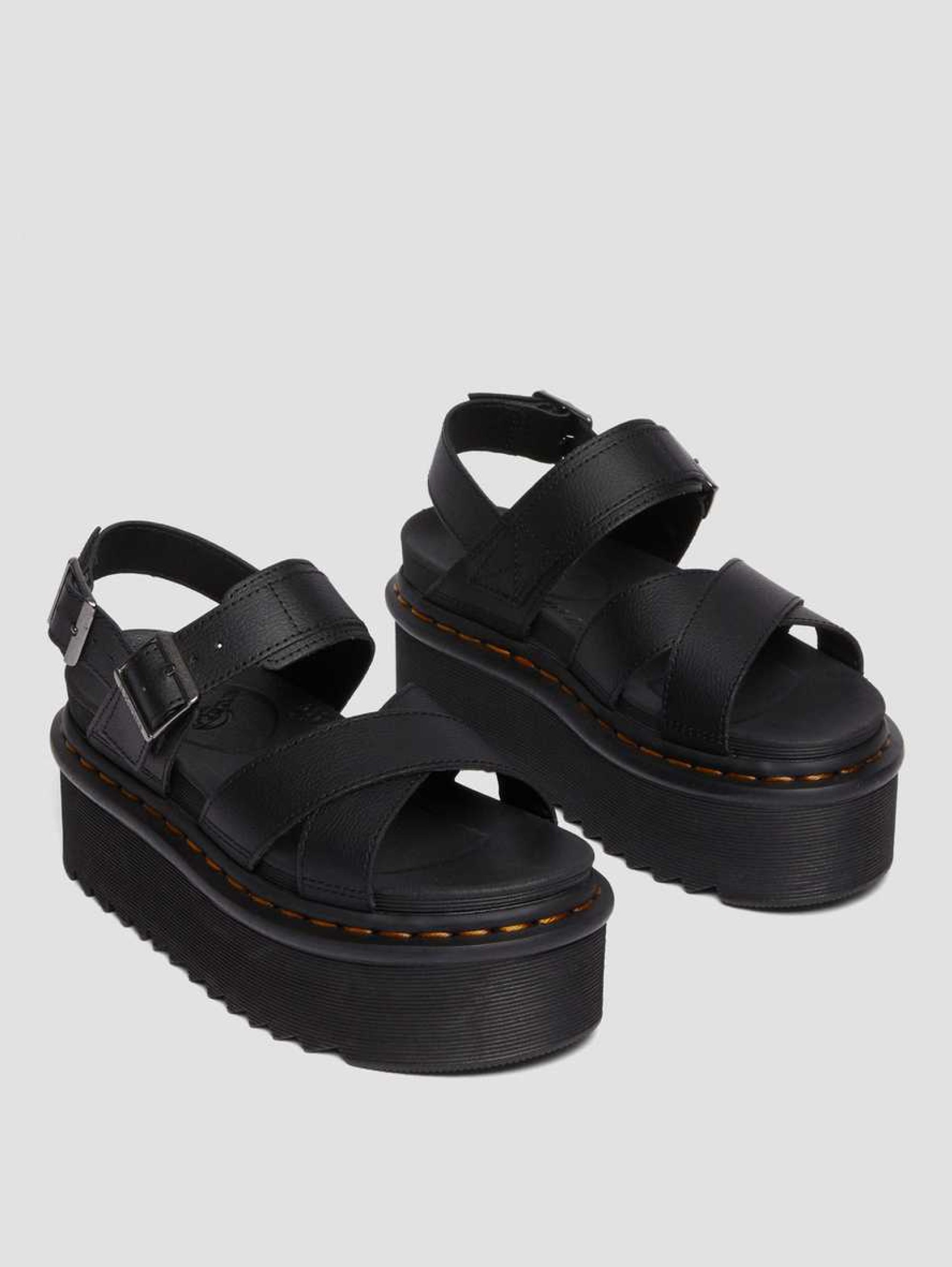Sandals with Black Voss Quad Platform Sole
