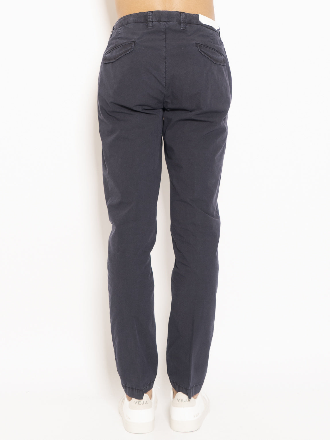 Trousers With Blue Drawstring