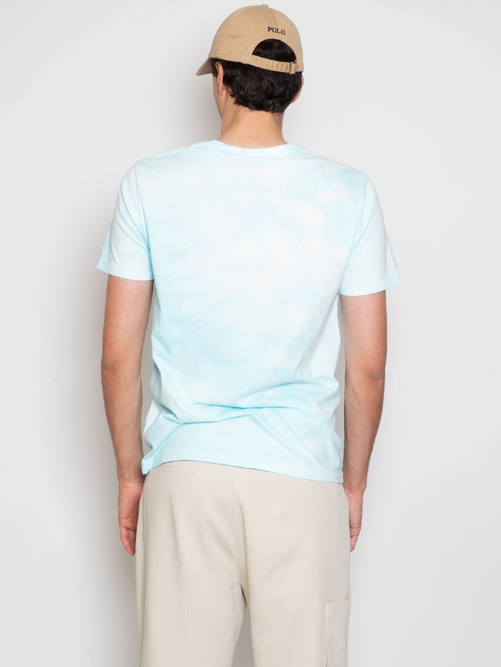 T-Shirt Batik mit Polo Bear Blu