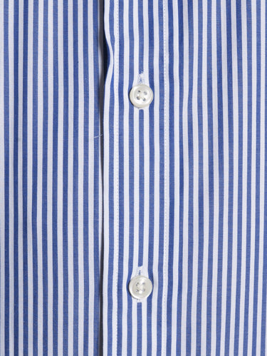 White and Blue Striped Shirt