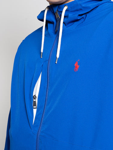Windjacke zum Zusammenfalten Blau