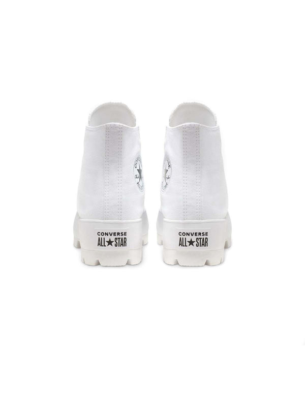 Canvas-Sneakers mit weißer eingekerbter Sohle