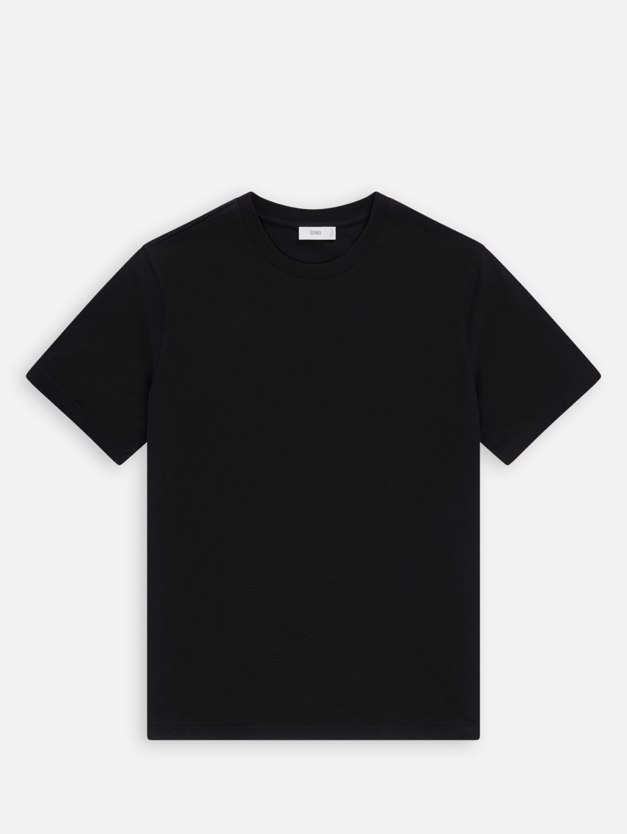 Schwarzes T-Shirt aus Bio-Baumwolle