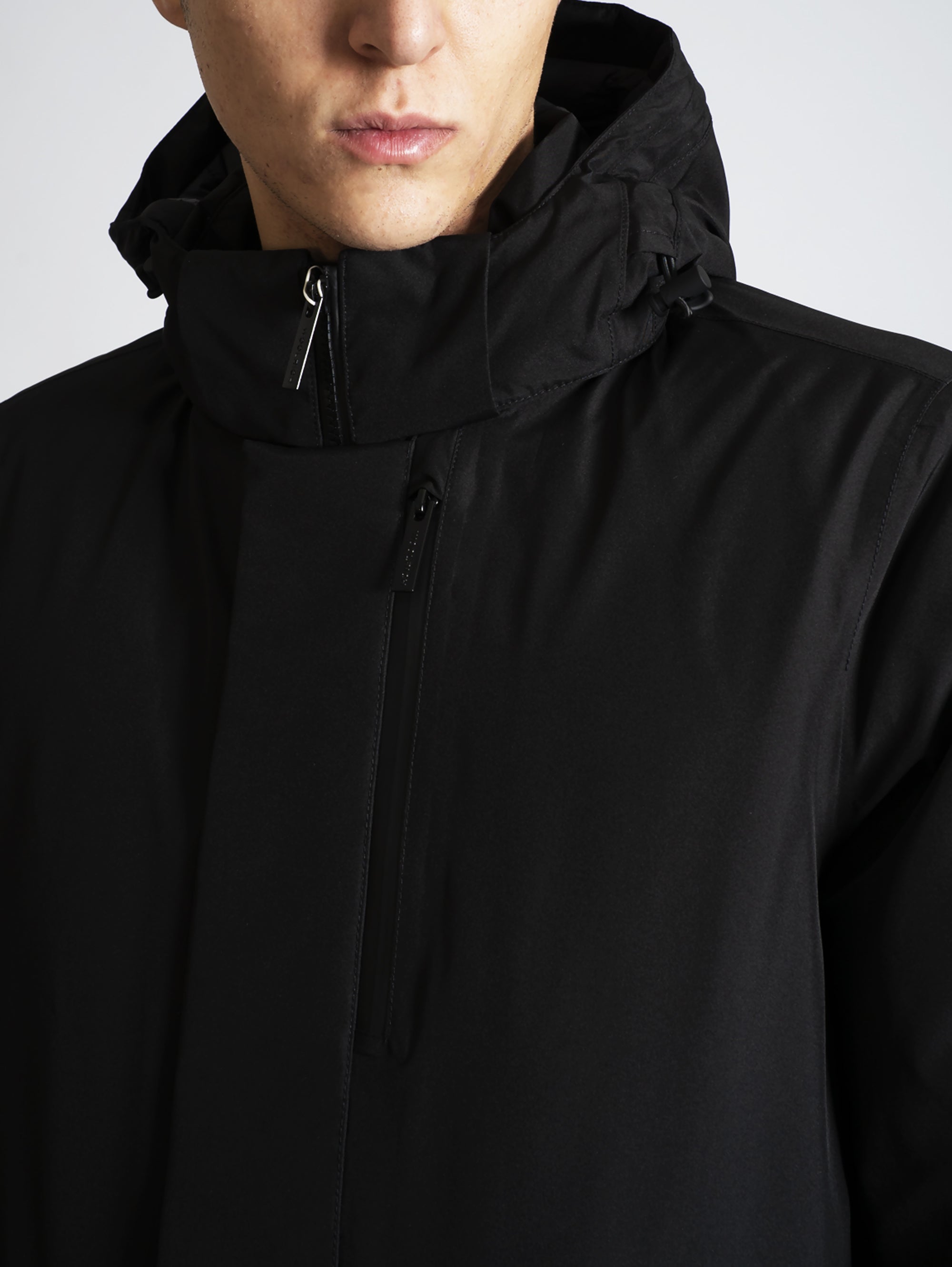 Parka jacket in Black GORE-TEX