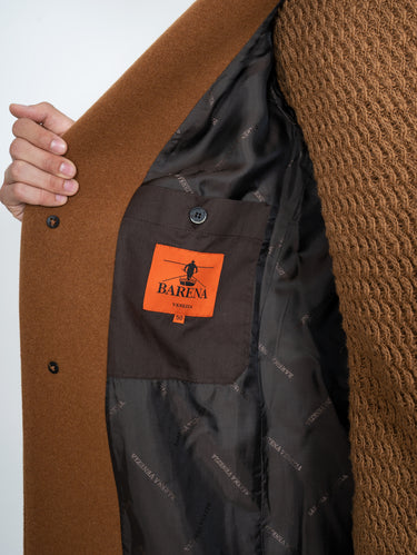 Two-Button Baron Coat Camel