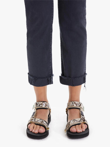 Jeans mit hoher Taille Schwarz