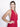 Abito lungo con profondo scollo a V - Michelle Rosso-Abiti-FELEPPA-TRYME Shop