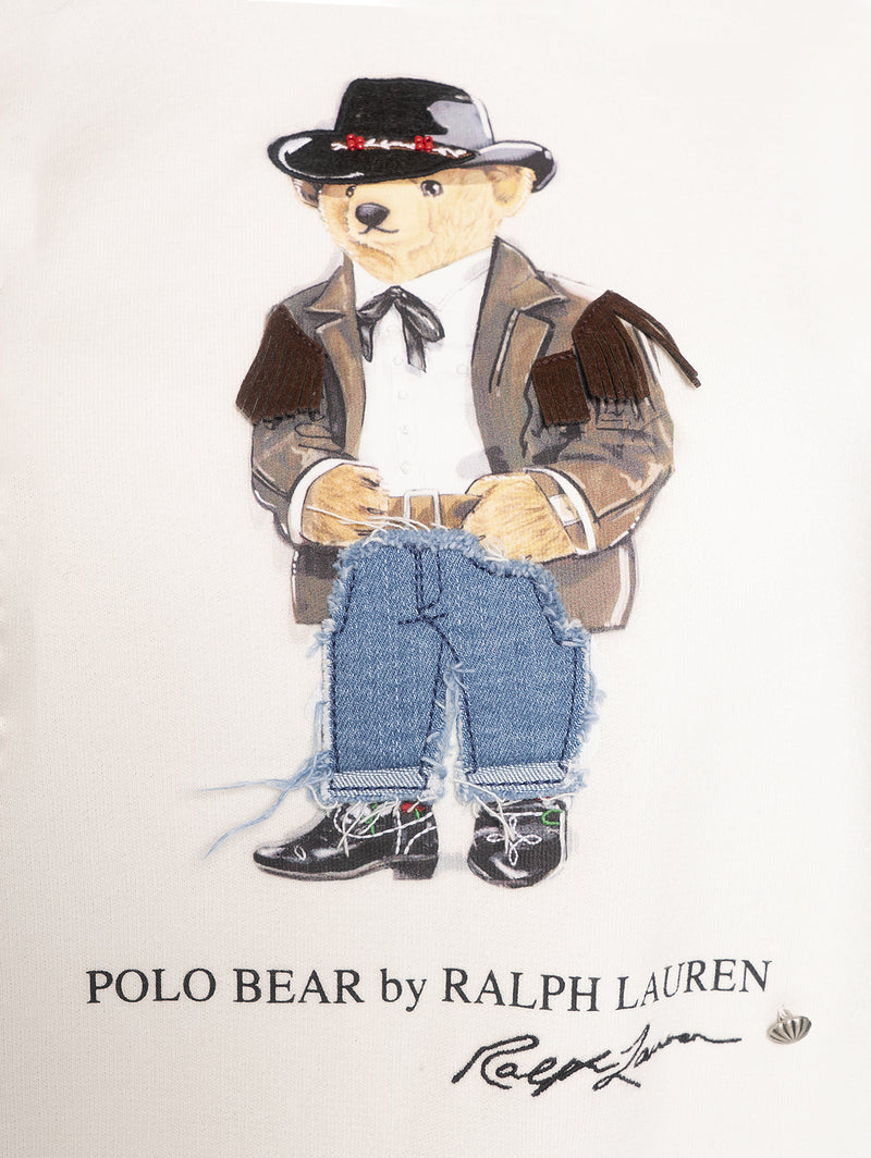 Felpa Polo Bear - Bianco