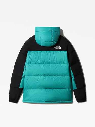 Green/Black Color Block Puffer Jacket