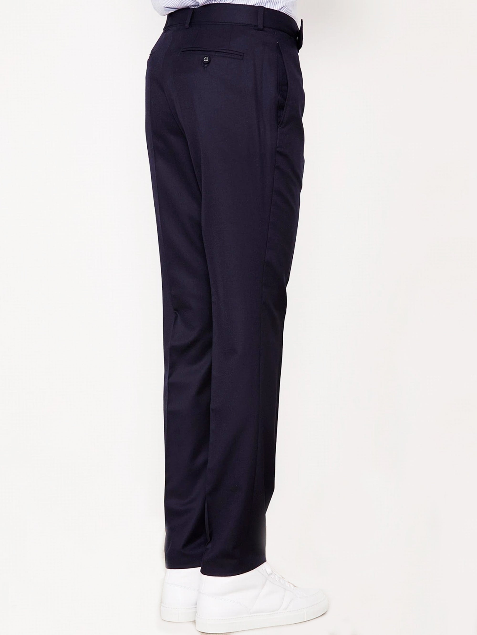 Pantaloni in Lana Paul Blu