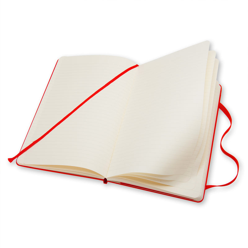 MOLESKINE - Taccuino rosso a righe hard - Large QP060R ROSSO – TRYME Shop