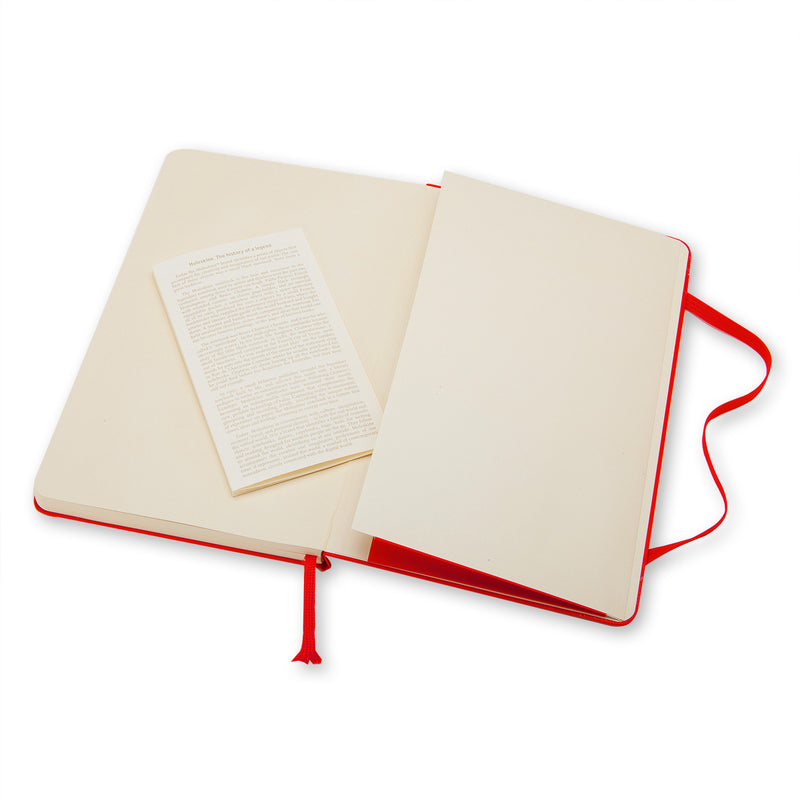 Taccuino rosso a righe hard - Large QP060R ROSSO-Agenda-Moleskine-TRYME Shop