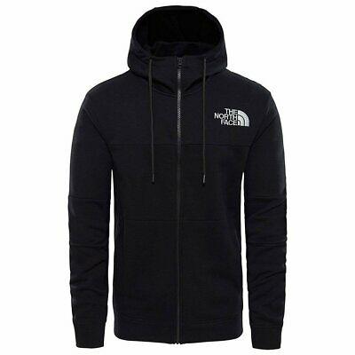 Felpa full zip con cappuccio - Nero