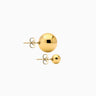 FEDERICA TOSI-Orecchini Asimmetrici Lobo Amber Oro-TRYME Shop