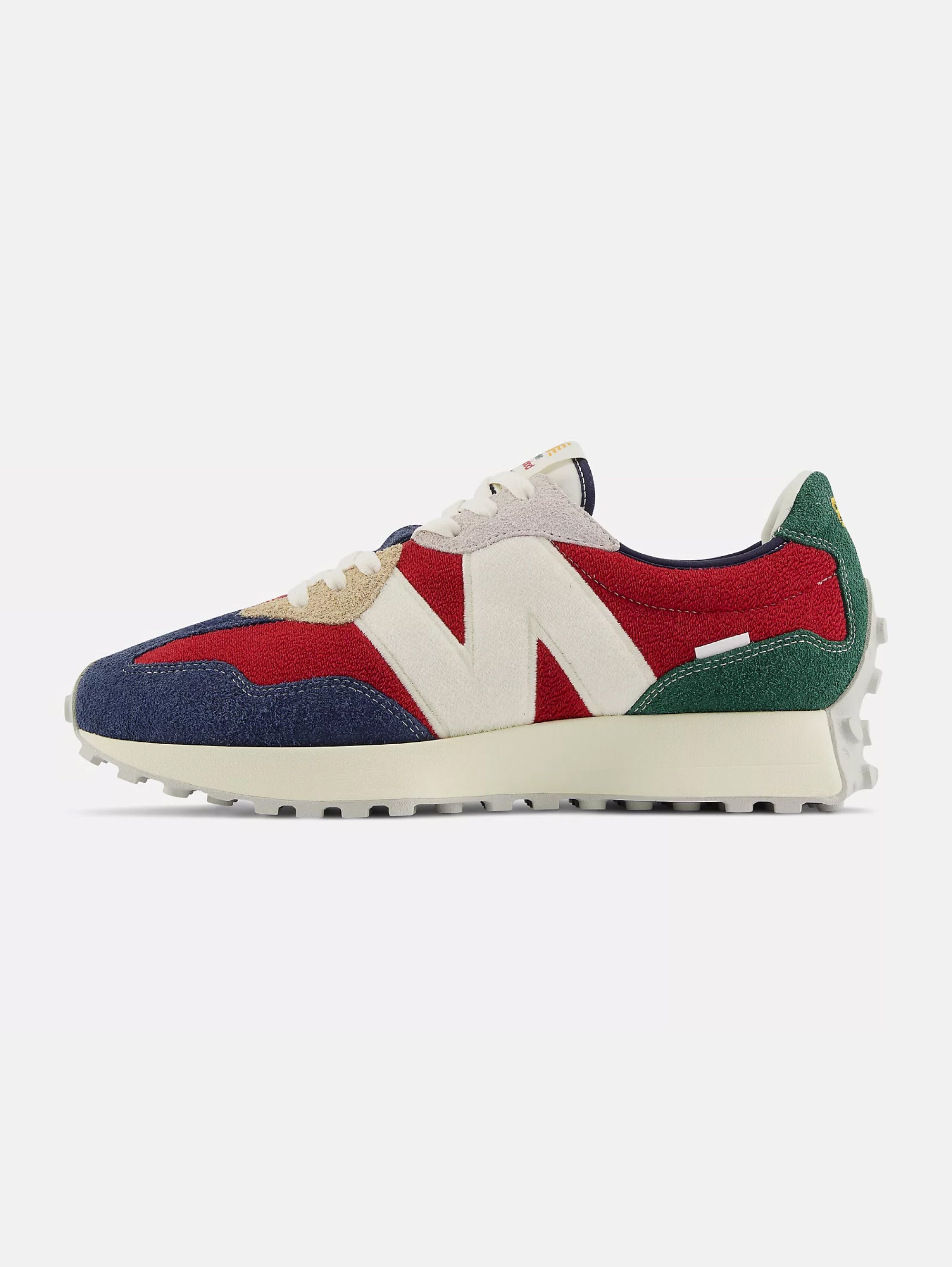 NEW BALANCE-Sneakers in Pelle 327 Rosso/Blu/Verde-TRYME Shop